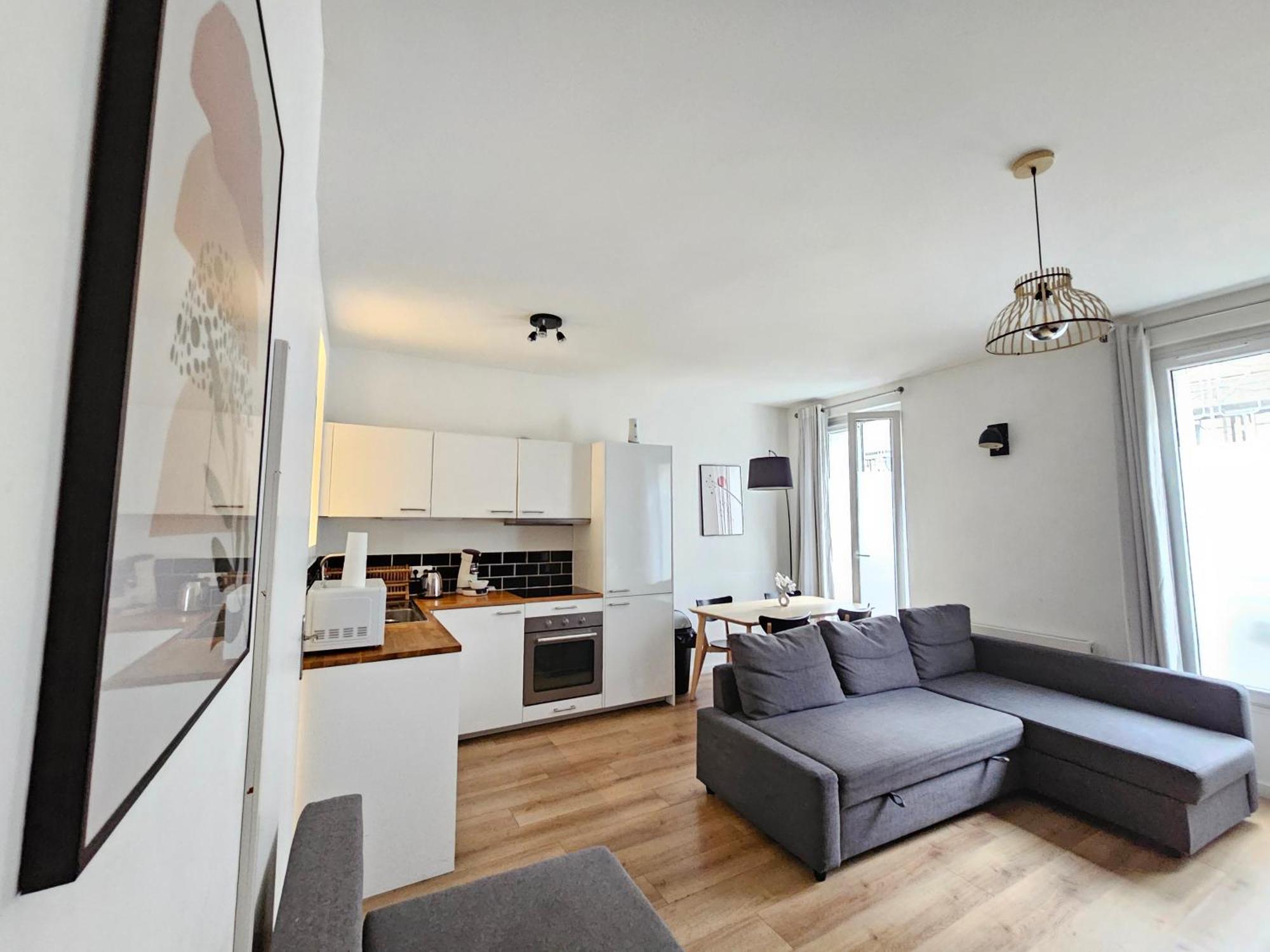 *Appartement Moderne/2 Minutes Du Metro* 圣旺 外观 照片